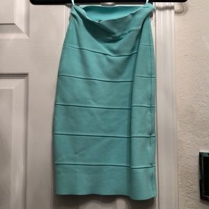 BCBG MaxAzria mint blue power skirt